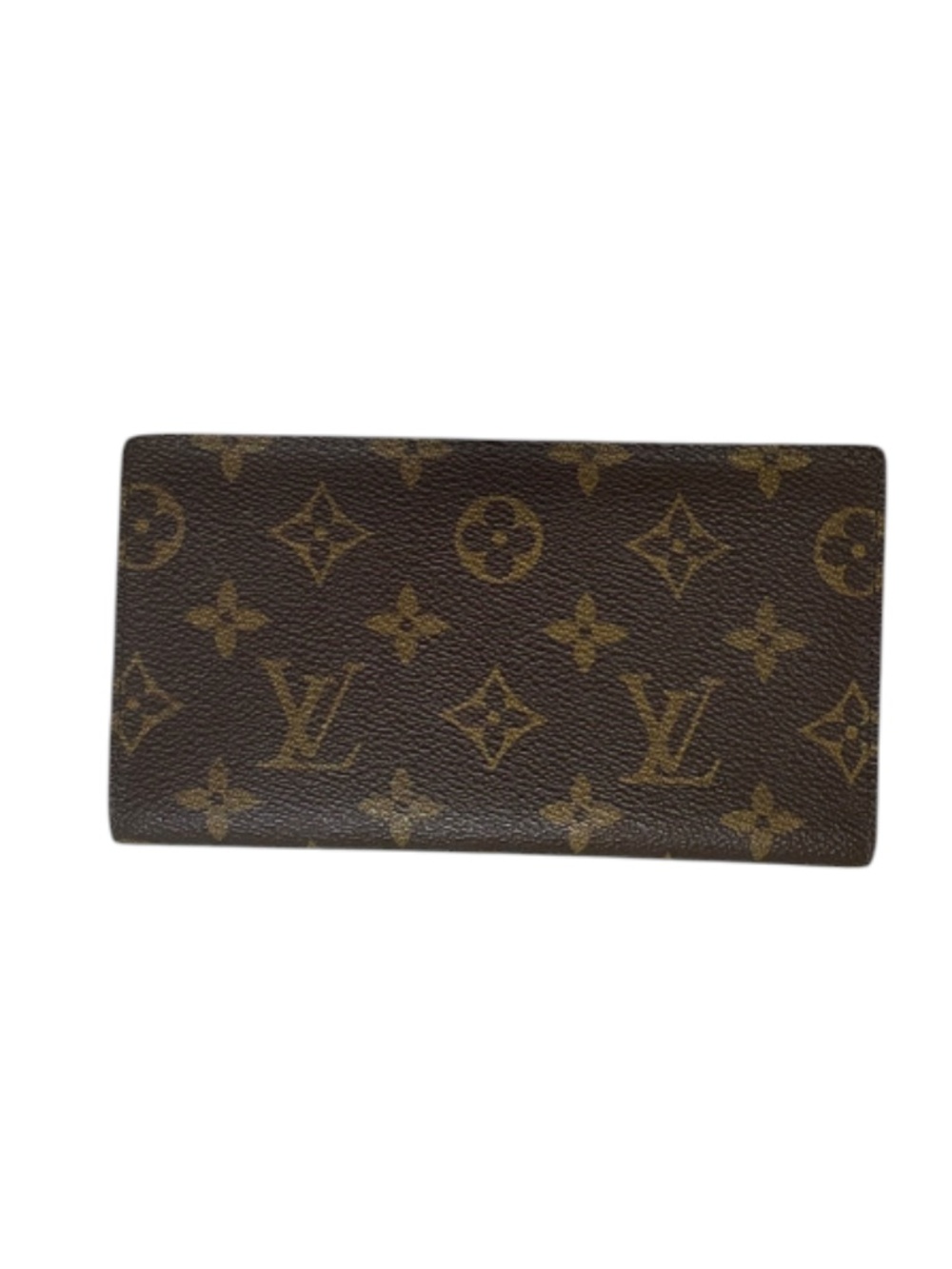 Louis Vuitton vintage brown monogram slim wallet